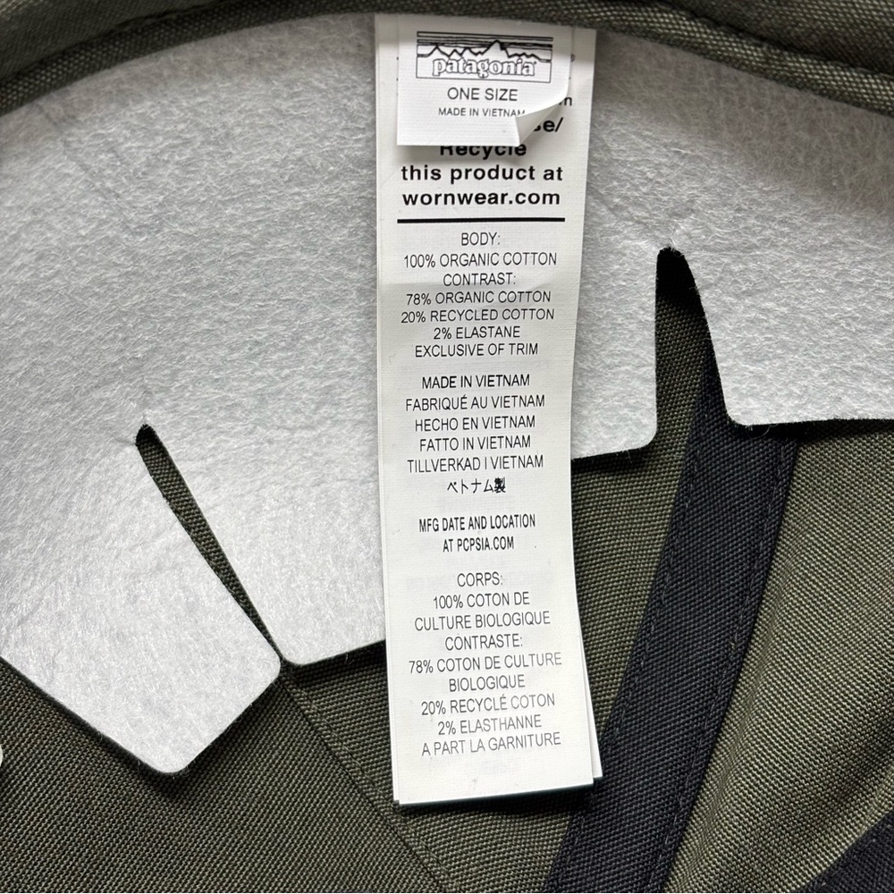 NWT PATAGONIA RANGE CAP GREEN BLUE SNAPBACK OSFA - Picture 12 of 13